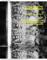 Image of (E) CAVITATION AND BUBBLE DYNAMICS