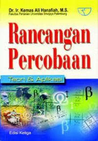 Image of Rancangan Percobaan,teori & aplikasi
