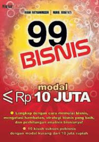 Image of 99 bisnis modal < Rp 10 juta