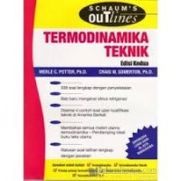 Image of Termodinamika Teknik,edisi kedua