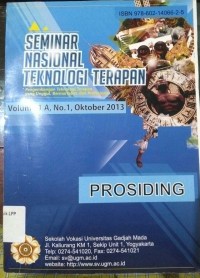 Image of Prosiding, SEMINAR NASIONAL TEKNOLOGI TERAPAN