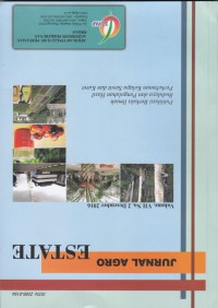 Image of JURNAL AGRO ESTATE VOLUME VII NOMOR 2 DESEMBER 2016