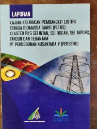 Image of LAPORAN KAJIAN KELAYAKAN PEMBANGKIT LISTRIK TENAGA BIOMASSA SAWIT (PLTBS) KLASTER PKS SEI INTAN, SEI ROKAN, SEI TAPUNG,TANDUN DAN TERANTAM PT PERKEBUNAN NUSANTARA V (PERSERO)