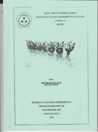 Image of Buku Diktat Perkuliahan Ekologi tanaman Perkebunan ( TAN 107 ) (2SKS/1-1) JILID II