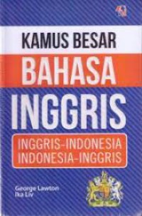 Image of KAMUS BESAR BAHASA INGGRIS