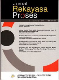 Image of Jurnal Rekayasa Proses Volume 7 No 1 2013