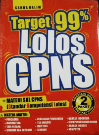 Image of TARGET 99% LOLOS CPNS