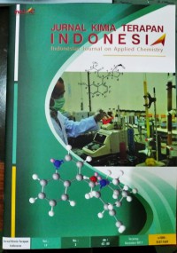 Image of JURNAL KIMIA TERAPAN INDONESIA
