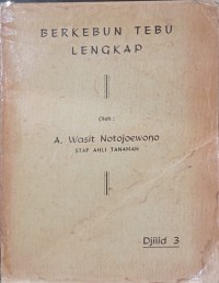 Image of BERKEBUN TEBU LENGKAP Djilid 1 & 2