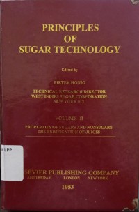 Image of PRINCIPLES OF SUGAR TECHNOLOGY Vol. II