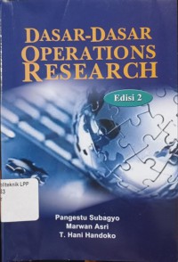 Image of Dasar - Dasar Operations Research