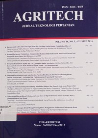 Image of AGRITECH Jurnal Teknologi Pertanian