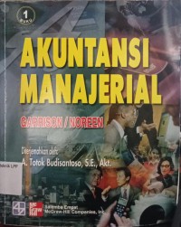 Image of AKUNTANSI MANAJERIAL Buku 1