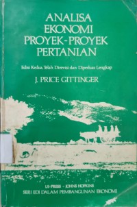 Image of Analisa Ekonomi Proyek-Proyek Pertanian