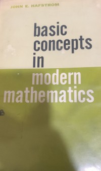 Image of Basic Concepts In Modern Mathematics