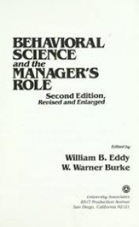 Image of Behavioral Science and the Managers Role