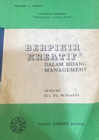 Image of Berpikir Kreatif Dalam Bidang Management