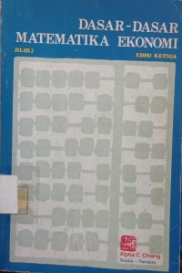 Image of DASAR-DASAR MATEMATIKA EKONOMI Edisi Ketiga