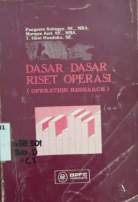 Image of Dasar - Dasar Riset Operasi