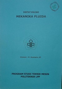 Image of DIKTAT KULIAH MEKANIKA FLUIDA