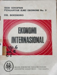 Image of Ekonomi Internasional