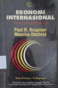 Image of Ekonomi Internasional : Teori & Kebijakan