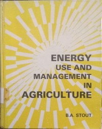 Image of ENERGY USE AND MANAGEMENT IN AGRICULTURE