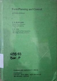 Image of Farm Planning and Control