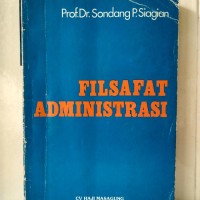 Image of Filsafat Administrasi