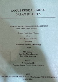 Image of Gugus Kendala Mutu Dalam Realita