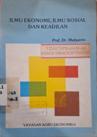 Image of Ilmu Ekonomi, Ilmu Sosial dan Keadilan