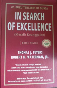 Image of In Search Of Excellence
