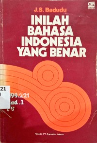 Image of Inilah Bahasa Indonesia Yang Benar