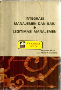 Image of Integrasi Manajemen dan Ilmu & Legitimasi Manajemen