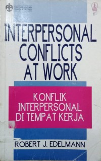 Image of Interpersonal Conflicts at Work