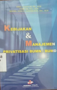 Image of Kebijakan & Manajemen Privatisasi BUMN/BUMD