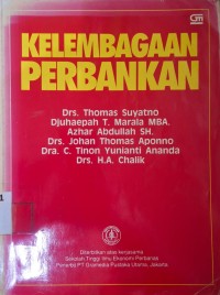 Image of Kelembagaan Perbankan