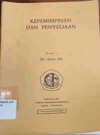Image of Kepemimpinan dan Penyeliaan