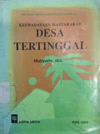 Image of Keswadayaan Masyarakat Desa Tertinggal