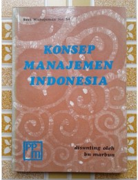 Image of Konsep Manajemen Indonesia