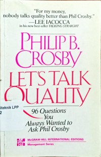 Image of Let's Talk Quality
