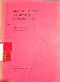 Image of Management Techniques A Practical Guide