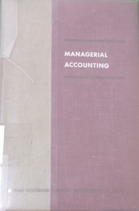 Image of MANAGERIAL ACCOUNTING