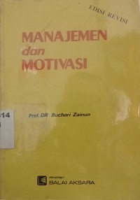 Image of Manajemen dan Motivasi
