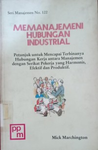 Image of Manajemen Hubungan Industrial