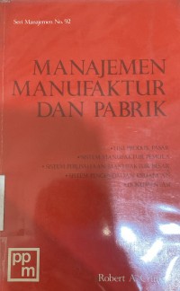 Image of Manajemen Manufaktur Dan Pabrik