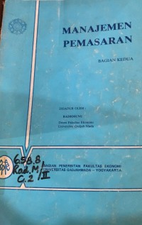 Image of Manajemen Pemasaran