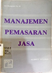 Image of Manajemen Pemasaran Jasa