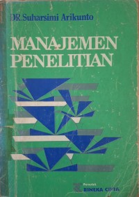 Image of Manajemen Penelitian