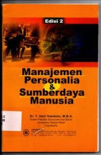 Image of Manajemen Personalia Dan Sumber Daya Manusia